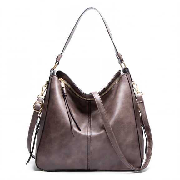 GASTROPOD Crossbody Bags for Women,Single Shoulder Or Crossbody Leather Purse,Minimalist and Functional Crossbody Tote Bags for Women,Gray