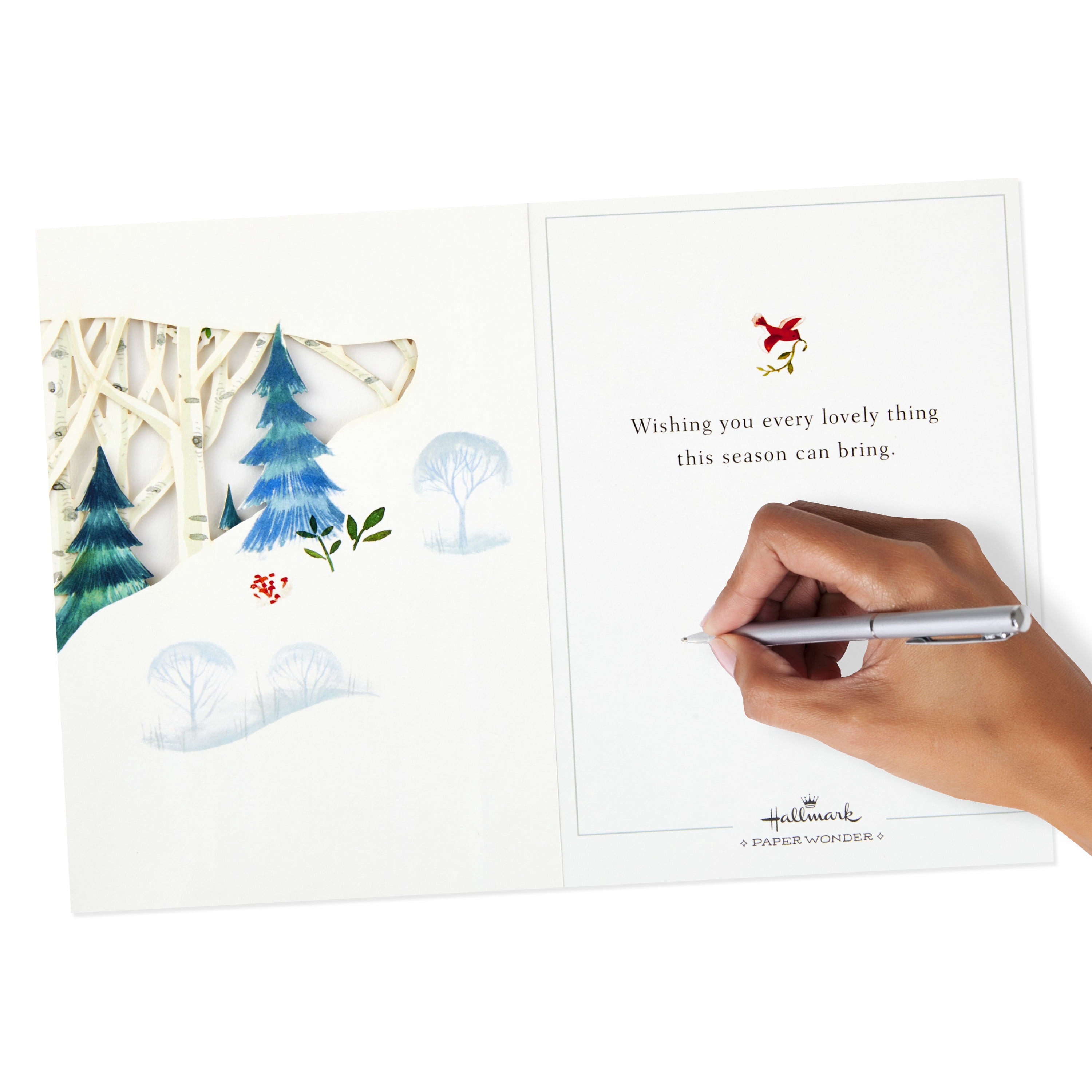 Hallmark Christmas Greeting Card with Envelope, 9.4" x 0.20"