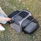 thumbnail image 5 of Bolsa de transporte para mascotas con alfombrilla para mascotas, bolsa de transporte para perros, bolsa de transporte para gatos, mochila plegable para mascotas, mochila grande para gatos, mochila, 5 of 5