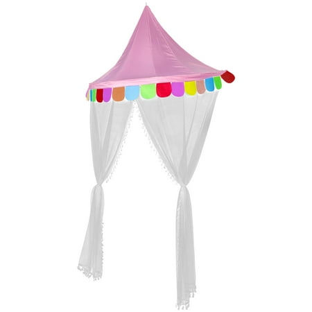 HEMOTON Canopy Tent with Sidewalls 挂墙装饰 Gauze Curtain Children s Attention Catching