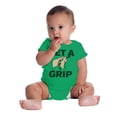 thumbnail image 6 of Get a Grip Golfing Golfer Joke Funny Romper Boys or Girls Infant Baby Brisco Brands NB, 6 of 7