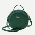 thumbnail image 7 of fankhu Retro Women Alligator PU Crossbody Bag Fashion Female Small Round Purse Simple Shoulder Handbag, 7 of 7