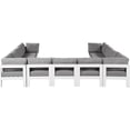 thumbnail image 3 of Meridian Furniture Nizuc Gris Sectionnel Modulaire de Patio Extérieur, 3 of 8