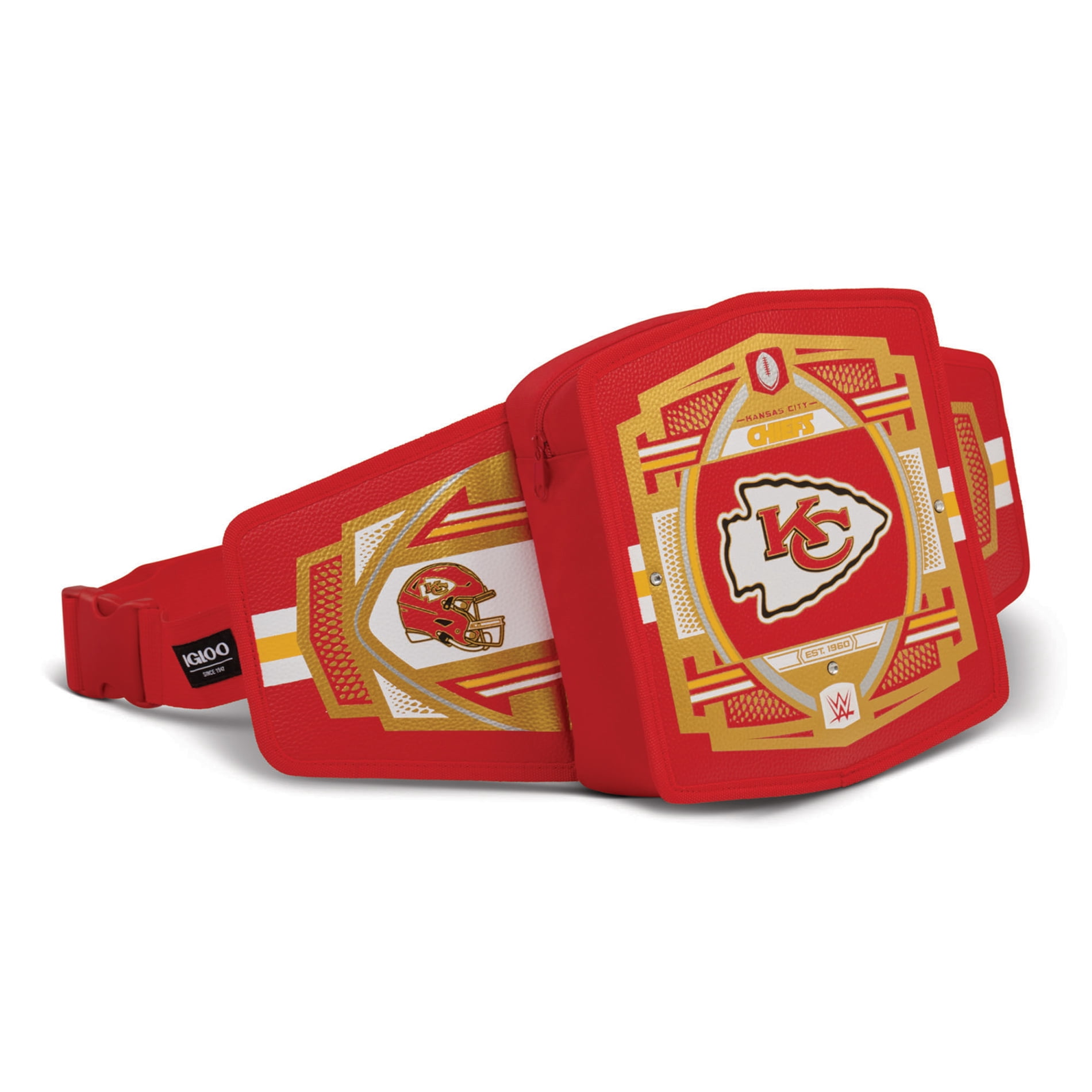 IGLOO  Kansas City Chiefs WWE Legacy Belt Cooler