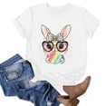 thumbnail image 4 of T Shirts for Women Woman's Fashion Cute Printing Leisure Round Neck Short Sleeved T-Shirts, 4 of 4