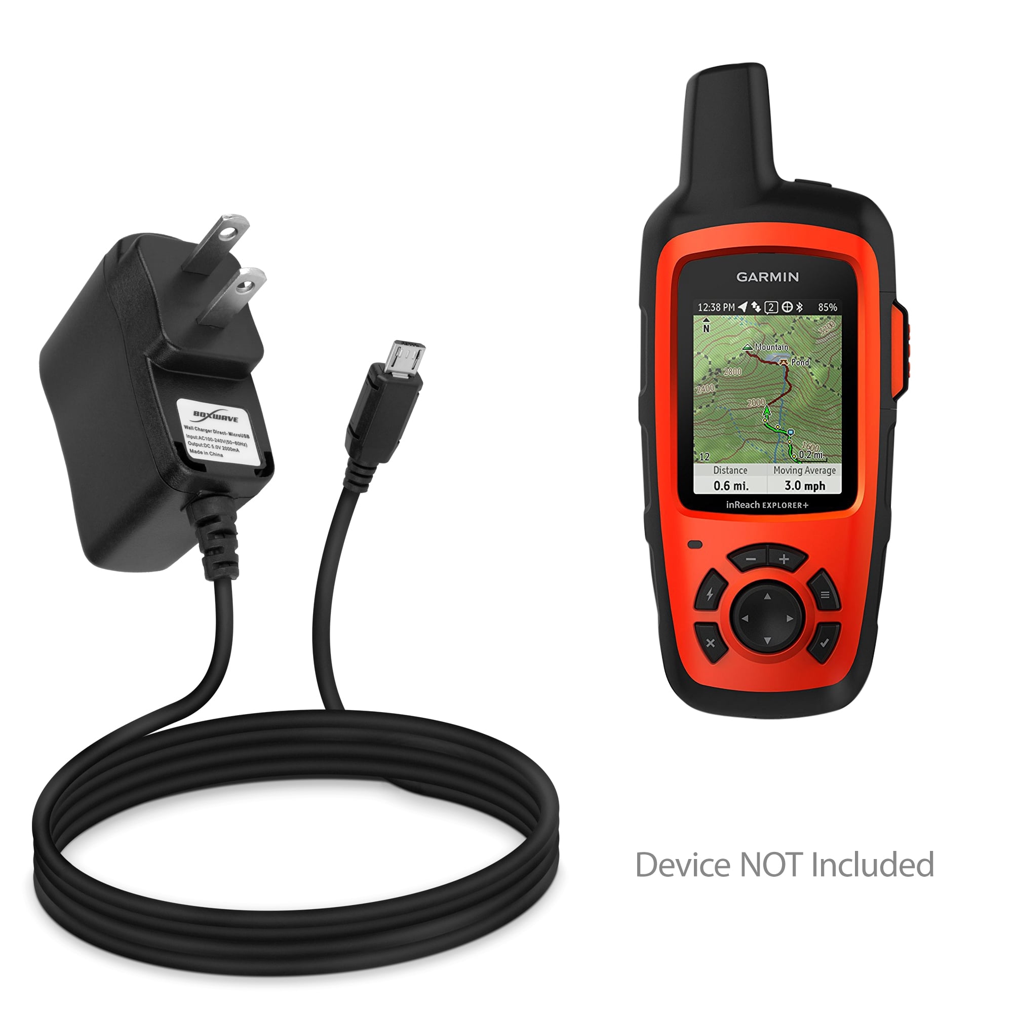 Garmin inReach Explorer+ USB Wall Charger by BoxWave with Direct Plug