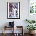 thumbnail image 3 of Art.com Astronaut Sloth Art Print, Brown Frame Wall Art, 32" x 44", 3 of 5