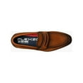 thumbnail image 4 of Stacy Adams Burke Moc Toe Saddle Slip On Dressy Shoes Copper 25676-220, 4 of 7