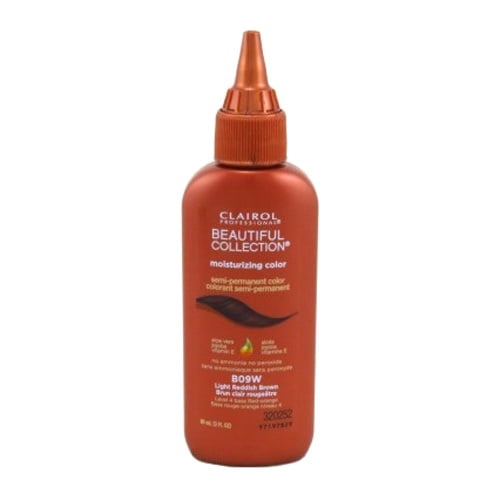 Clairol Moisturizing Semi Permanent Hair Color, B09w Light Reddish Brown, 3 Oz