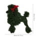 thumbnail image 4 of PYPESEEWY - Corona artificial de salchicha para perro, ramas artificiales, hojas verdes, guirnalda navideña, corona artificial para puerta de entrada, celebración del festival navideño, decoración de, 4 of 8
