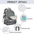 thumbnail image 4 of Jack Russell Terrier Backpack for School,Cute School Bag,Schoolbag with Adjustable Shoulder Straps & Padded Back,13.4"x11"x4.7", 4 of 6