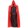 thumbnail image 1 of 90cm Vestido reversible rojo negro Diablo gótico Pirata Vampiro Demonio, 1 of 5