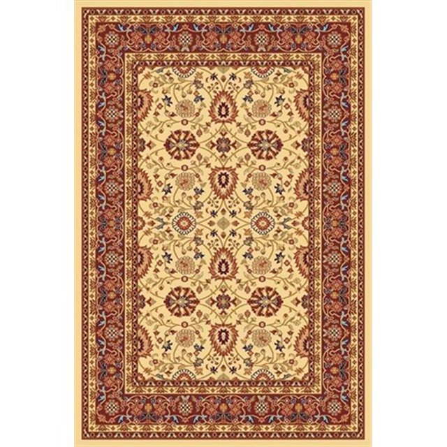 Dynamic Rugs YA352803130 Yazd 3.3 x 5.3 2803-130 Rug - Cream-Red