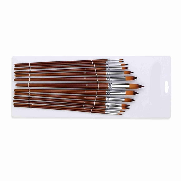 13pcs Paint Brush Set, Watercolour Brushes Paint Brushes for Watercolor, Oil, Gouache, Acrylic Painting, Body, Nail