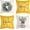 Yellow, variant on Throw Pillow Covers 18x18 Set of 4 Farmhouse Pillow Covers Cushion Cases Decorative Pillowcases for Sofa Couch Living Room Outdoor Home Decor (Grey, 18" x 18")
