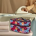 thumbnail image 2 of HELLHERO Capybara Flower Pattern Travel Irons Carrying Case 11.8x6.69x5.5 Inches Dustproof for Handheld Steams Iron(Bag Only), 2 of 6