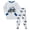 A01-Blue, variant on Boys Pajamas Little Boys Summer Pajamas 2 Piece Short Sleeve Top and Shorts Sets Kids Pjs Sleepwears Red for Size 6-7 Years