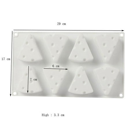

Delivery on time!!8 Cavity Silicone Cake Mold Kitchen DIY Baking Cheese Cake Pastry Tools Cake Mould Oven Bread Pizza Bakeware Cake Mould Tray