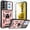 1-Rose Gold, variant on Galaxy S22 Case, Samsung Galaxy S22 Case with HD Screen Protector, [Military Grade] Shockproof Protection Case with 360° Magnetic Ring Holder Kickstand Phone Case for Samsung S22 (Blue-1)
