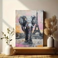 thumbnail image 6 of Elephant Eiffel Tower Paris Canvas Print, Suitable for Living Room, Bedroom, Office, Home Decor, 6 of 8