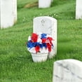 thumbnail image 5 of 4th of July Artificial Flowers Red White and Blue Decoration, Anniversary Patriotic Calla Lily Picks Decorations, Independence Day, Memorial Day Table Decor, 5 of 6
