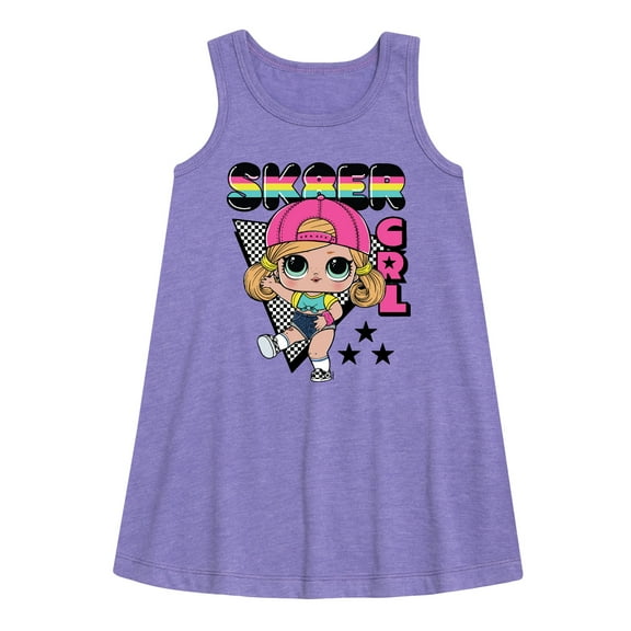 LOL Surprise! Dolls - SK8ER GRL - Skater Girl Doll - Toddler & Youth Girls A-line Dress