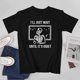 thumbnail image 4 of I'll Just Wait Until It's Quiet T-shirt Funny Sarcastic Skeleton Teacher Unisex Tee Teach Gift, 4 of 5