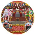 thumbnail image 3 of Carnival Circus Amusement Family Theme Park Round Carpet Circle Rug Outdoor Patio Area Rug Washable Large Area Rugs Hallway Room Decor Fitness Mats, 3 of 8