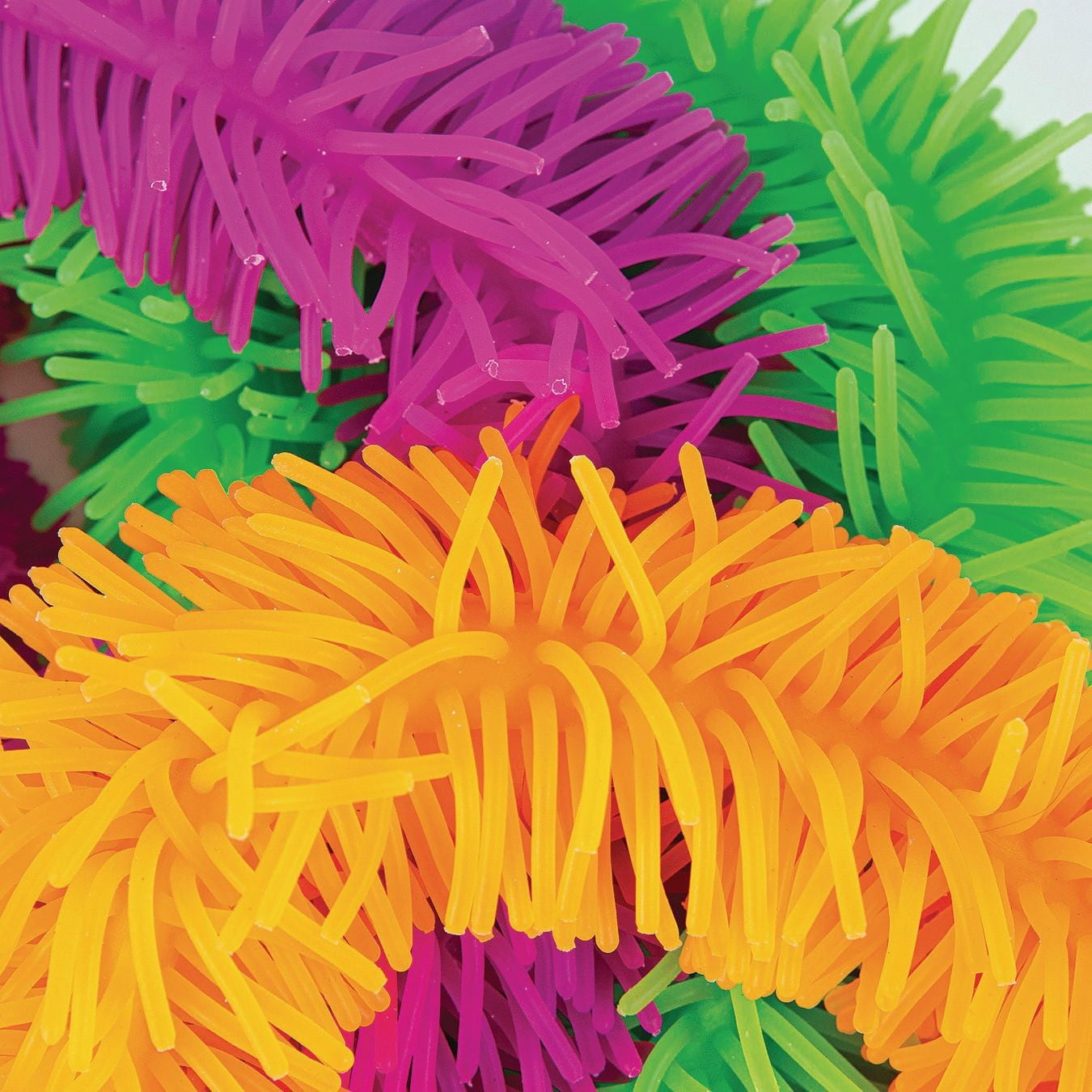 S&S Worldwide Extra-Large Puffer Sensory Ringed Bands for Tactile and Fidget Fun Set of 12
