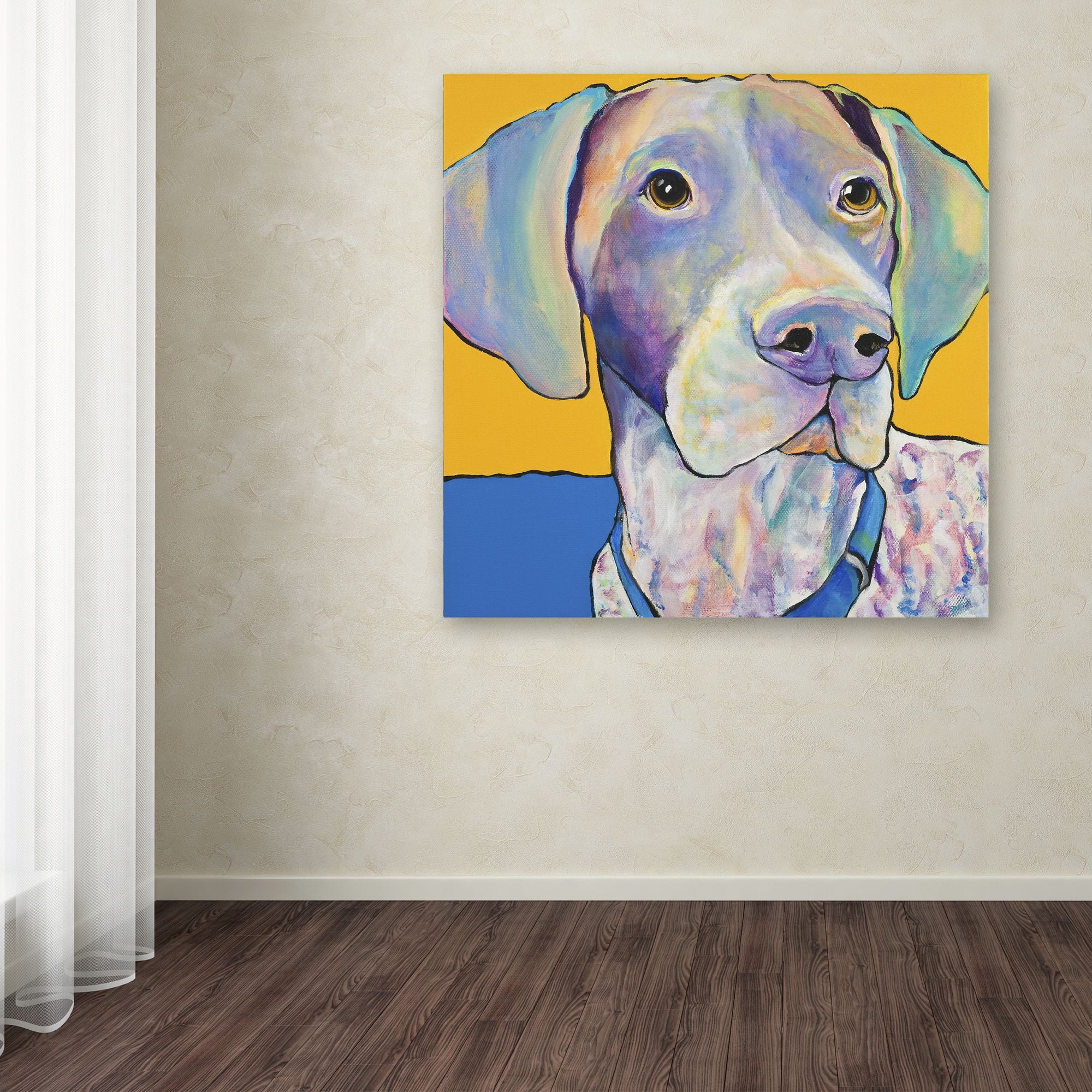 Trademark Fine Art "Blue" Canvas Art by Pat Saunders-White