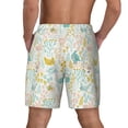 thumbnail image 2 of Lsque Mens Swim Trunks Funny Chicken Pattern - Bathing Suit Compression Liner - Beach Swim Shorts Swimwear - (S-3XL) - Stretch Quick Dry -Medium, 2 of 9