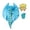 Light Blue, variant on Gunia Kids Dinosaur Hooded Cape With Mask Wrist Cape Cloak Cosplay Halloween Role Play Dress-Up Outfits For Boy Girl Stage Performance Holiday Party Wear,Green