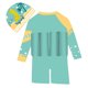 thumbnail image 4 of Odeerbi Traje de Baño de Flotación de Niños 6M-4Y Con Gorra de Baño de Una Sola Pieza de Flotabilidad Rash Guard Upf 50 + Traje de Flotación de Protección Solar, 4 of 5