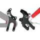 thumbnail image 4 of Advancent Adaptador de freno de disco de bicicleta de montaña profesional Soporte de freno de disco de aleación duradera Adaptador de montaje de freno de Ciclismo rojo + plata Advancent OD010341-02, 4 of 6