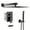 Oil Rubbed Bronze, variant on Shower System - Waterfall Tub Spout Shower Faucet Set with 12 Inch Rain Shower Head Wall Mounted Shower Set Black with Contain Rough-in Valve Body and Trim