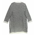 thumbnail image 2 of Bruno Manetti Cardigan Giacca Noir / Blanc pour Femme - 12, 2 of 2