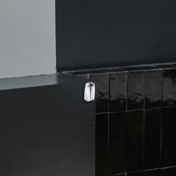 WHAMVOX 2Ud Gancho Plegable De Pared Para Colgar Abrigos Y Bolsas Con Aleación De Zinc Plateado