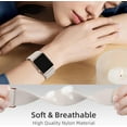 thumbnail image 4 of PINHEN 3 Pack Stretchy Nylon Solo Loop Band Compatible with Apple Watch Band 44mm 45mm 42mm 49mm, Soft Nylon Elastic Braided Wristband for iWatch Series 9 8 7 6 5 4 3 2 1 Ultra SE Women, 4 of 8