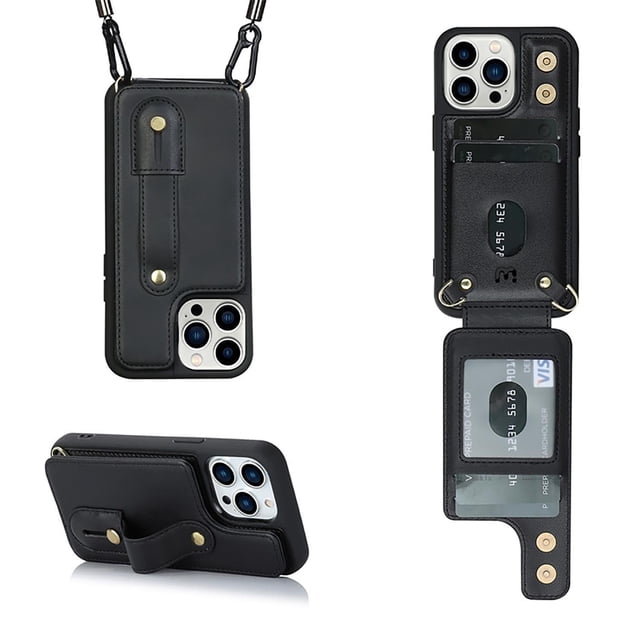 Funda Clutch MYBAT para iPhone 15 PRO Negra