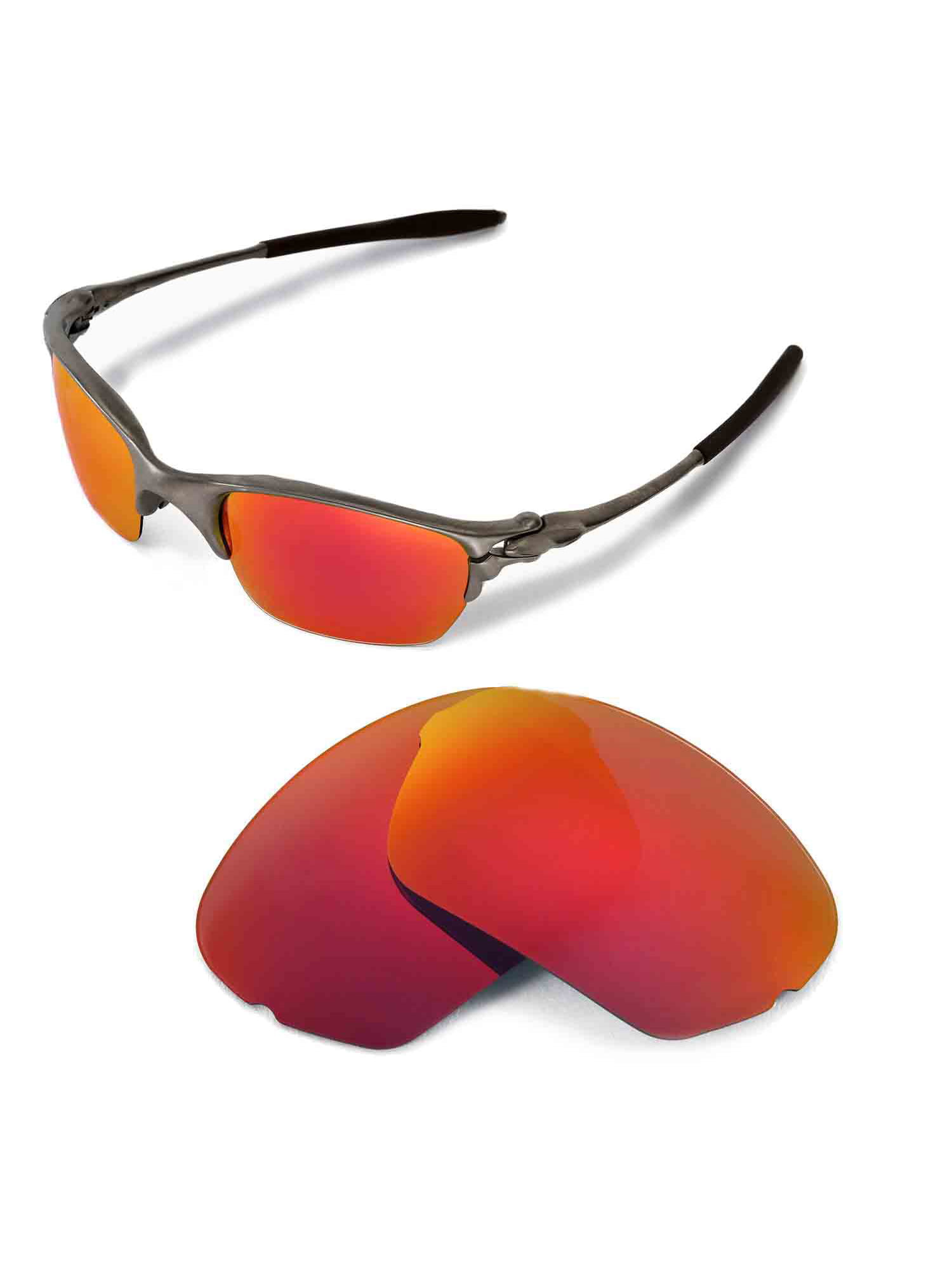 Walleva Fire Red Polarized Replacement 