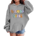 thumbnail image 5 of Mercatoo Girls Boys School Season Graphic Cute Fashion Oversized Aesthetic Sweatshirts Kids Summer Hooded Top 𝗕ack to School Shirt, 5 of 7