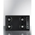 thumbnail image 1 of 30 in. Wide 4 Burner Gas Cooktop, Black with Gas Spark Ignition, 1 of 1
