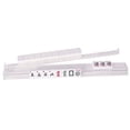 thumbnail image 4 of WJCA Mahjong Tile Rack and Pusher Combo, 4-Piece All-in-One Set for American Style Gameplay, Modern Tabletop Accessories, Clear, 4 of 7