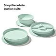 thumbnail image 6 of OXO Tot Baby and Toddler Stick and Stay Suction Divided Plate for 6+ Months, Opal, 6 of 7