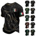 thumbnail image 2 of 2026 New Mexico Soccer Jersey Adult, Mexican Jersey Soccer T-Shirt, Mexico National Team Pattern Crew Neck Short Sleeve Athletic Casual Football Top for Adult, 2 of 6