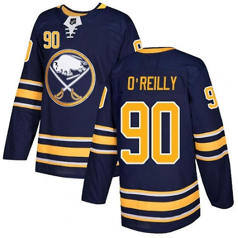 Nhl Jersey Ice Hockey Jersey Buffalo Sabres Jersey Navy Blue Sports  Long-sleeved Training Jersey O'reilly No.90