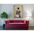 thumbnail image 3 of Epic Graffiti 'Dog Au Vin, Schnauzer' by Fab Funky, Canvas Wall Art, 40"x54", 3 of 3