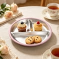 thumbnail image 4 of YFGEFTR Stainless Steel Baby Plate and Bowls with Suction, Divided Kids Baby Plate and Toddler Bowl with Removable Silicone Suction, Non-Slip Baby Feeding Set Dishwasher Safe, 4 of 6