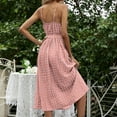 thumbnail image 3 of TIHLMK Summer Dress for Women Women Fashion Dot Print Long Sleeve V-Neck Casual Sundress Dress, 3 of 8
