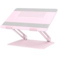 thumbnail image 1 of Laptop Stand, Plannu Adjustable Laptop Riser with Slide-Proof Silicone and Protective Hooks, Aluminum Notebook Stand for Laptop up to 17 Inches, Laptop Holder Compatible for MacBook, Surface Laptop, 1 of 4
